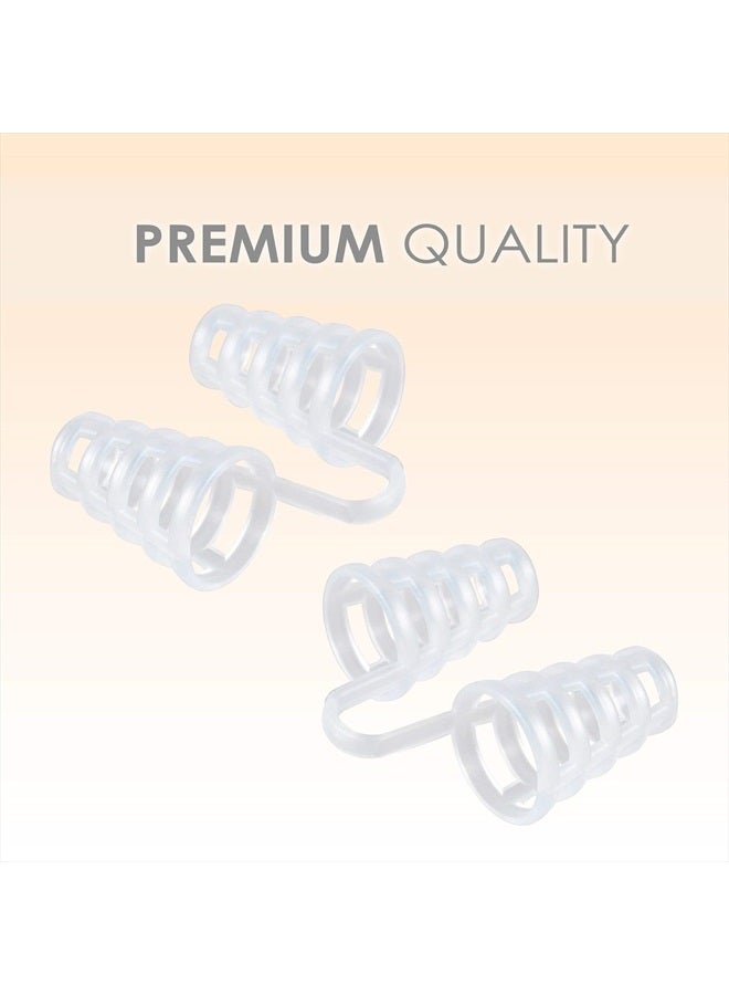 Mobi Lock Nose Vent Sinus Relief Dilator (Pack of 12 Large Size) Hard Silicone Vents - A Simple Solution for Nasal Snorers - Reusable Snoring Device to Enjoy a Peaceful Night's Sleep - by Mobi Lock - Image 3
