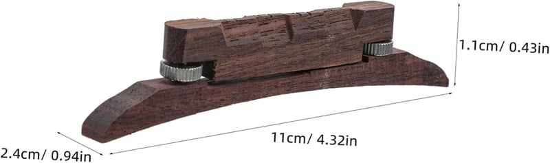 Mandolin Bridge and Compensated Design for Enhanced Tone Suitable for Mandolins Premium Quality Construction - Image 2