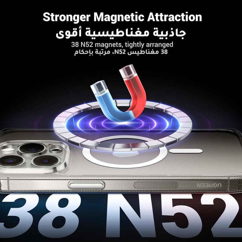 iPhone 15 MagSafe - Clear Cover with MIL-Grade Protection - Image 2