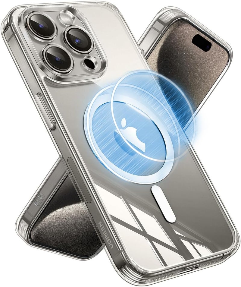 iPhone 15 MagSafe - Clear Cover with MIL-Grade Protection - Image 1