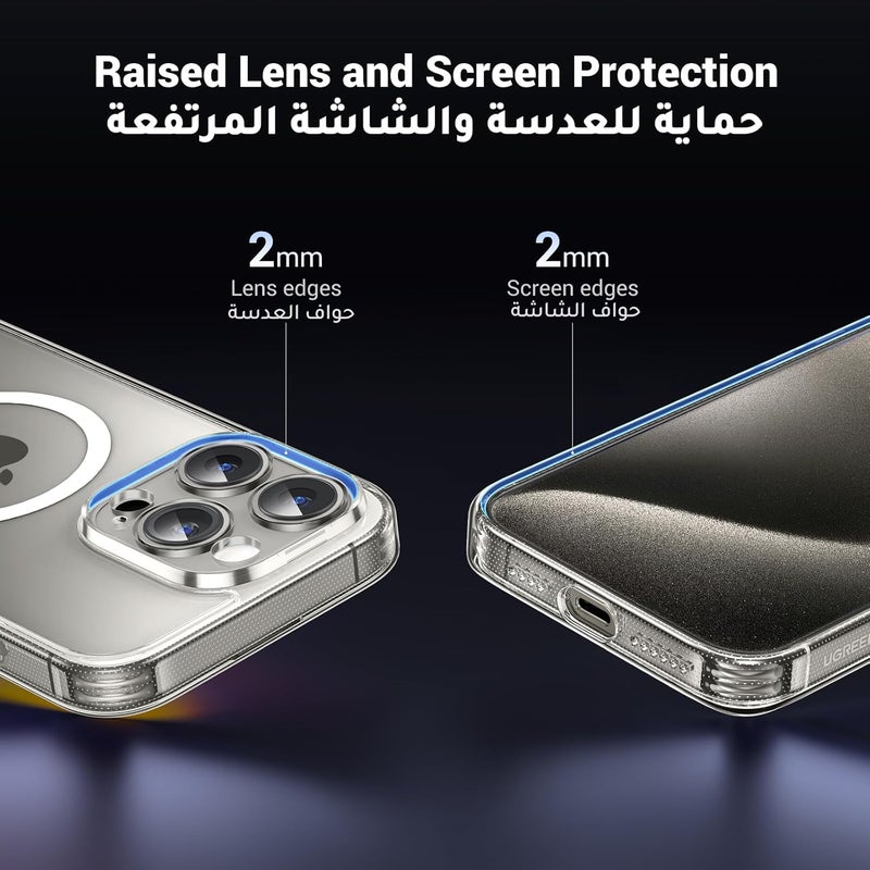 iPhone 15 MagSafe - Clear Cover with MIL-Grade Protection - Image 4