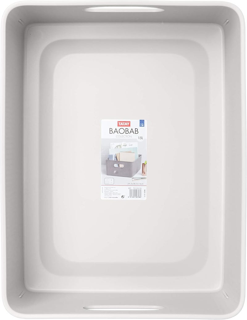 TATAY Baobab Large Multi-Purpose Storage Basket - 15L Capacity - Image 2