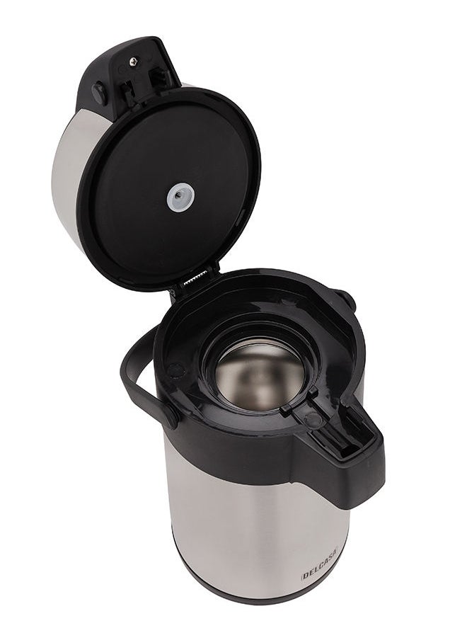 DELCASA Double Wall Stainless Steel Airpot Flask 2500ml DC2353  - Image 4