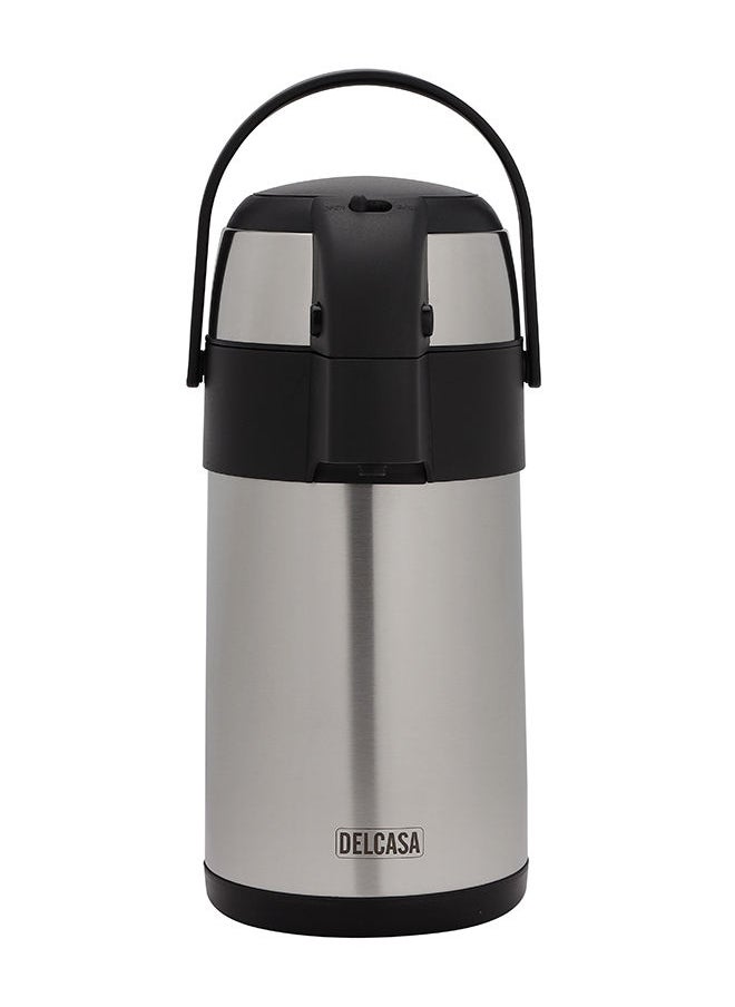 DELCASA Double Wall Stainless Steel Airpot Flask 2500ml DC2353  - Image 2