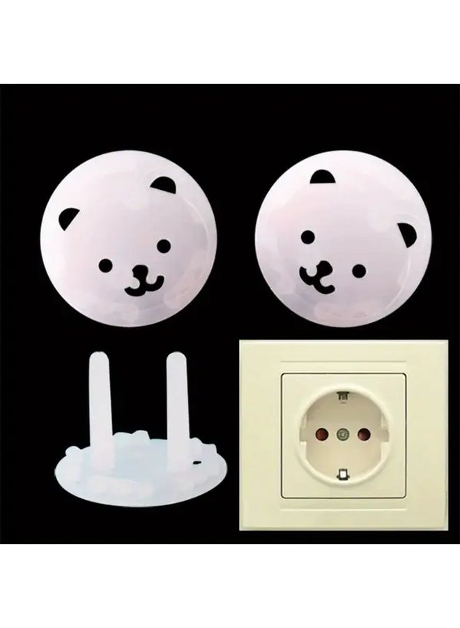 10pcs European Standard Automatic Recovery Outlet Socket Cover Protector - Image 3