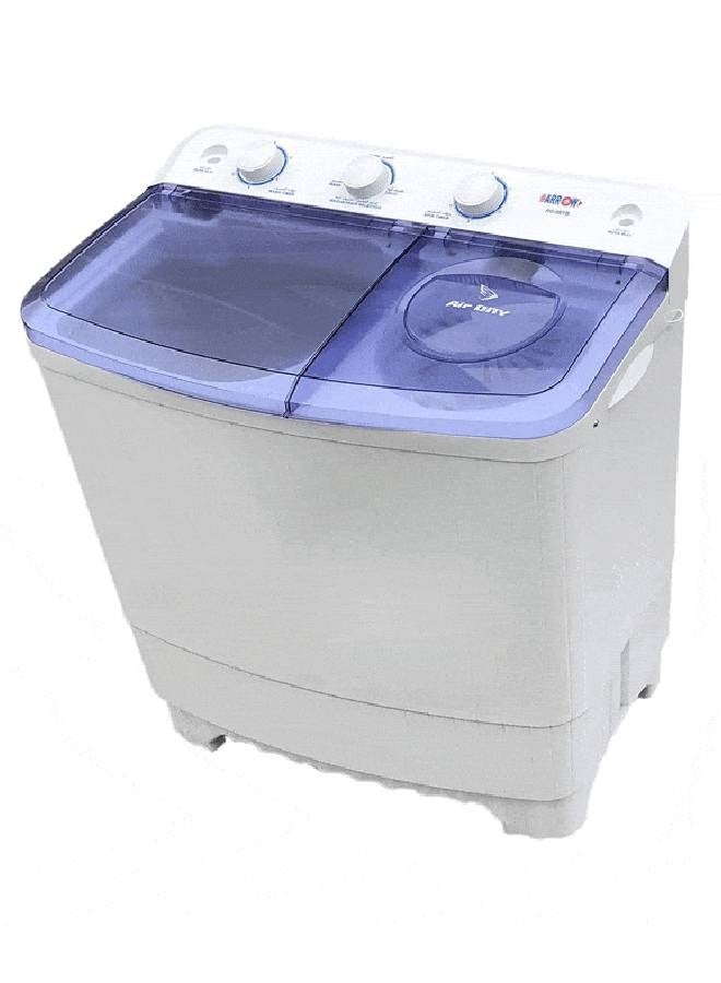 Arrow Twin Tub Washing Machine - 12 kg Capacity - Top Load - Semi-Automatic - White - RO-12TTB - Image 2