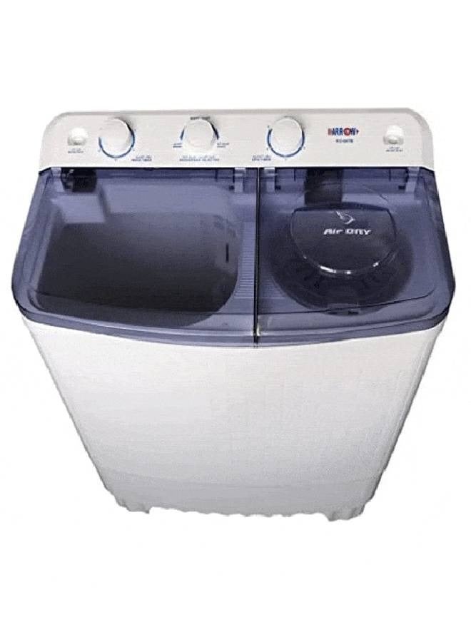 Arrow Twin Tub Washing Machine - 12 kg Capacity - Top Load - Semi-Automatic - White - RO-12TTB - Image 3