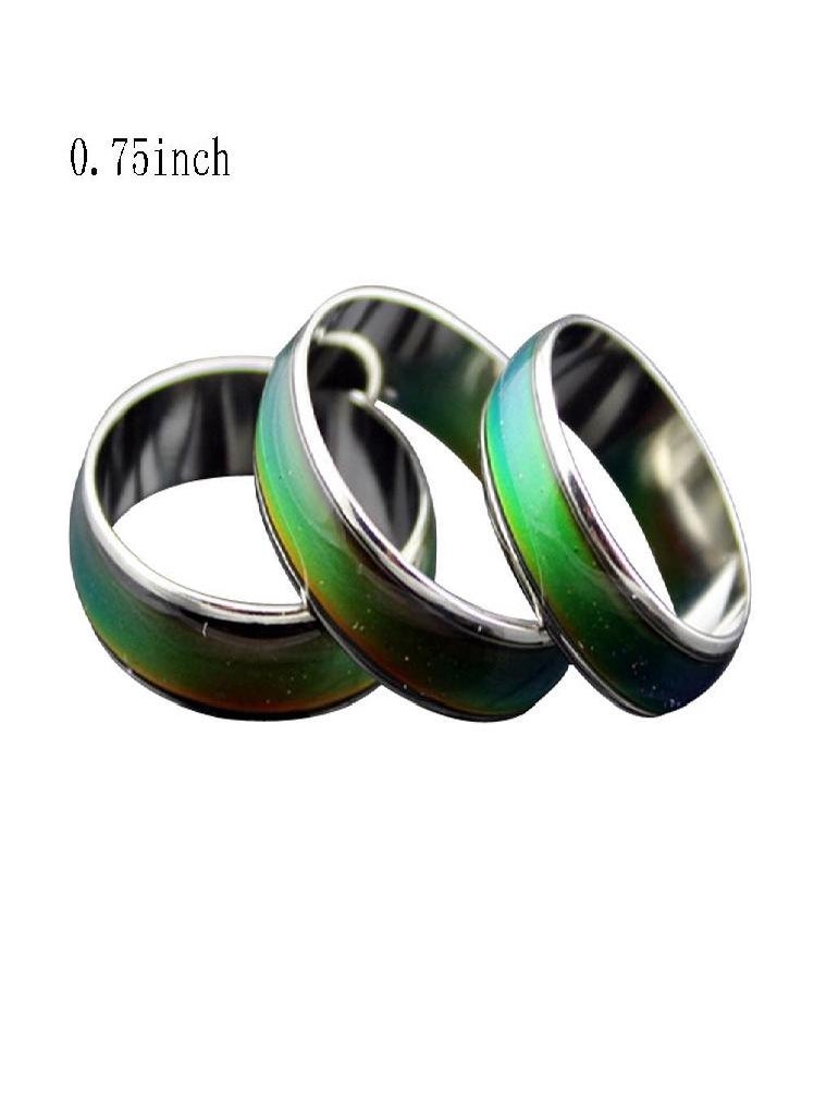 Eckek - Fine Jewelry Mood Ring Color Change Emotion Feeling Mood Ring Changeable Band Temperature Ring - Image 1