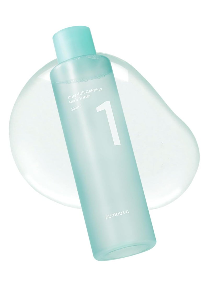 numbuzin Nombozen No. 1 Complete Pure Soothing Herbal Toner 300ml  - Image 2