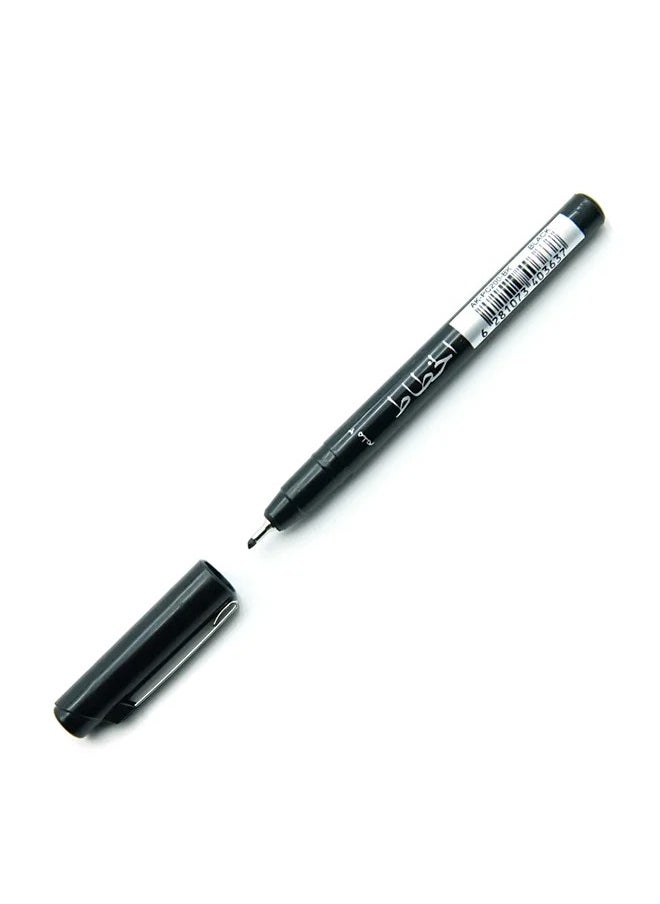 Al Khatat Arabic Calligraphy Pen Black Size 2 mm 