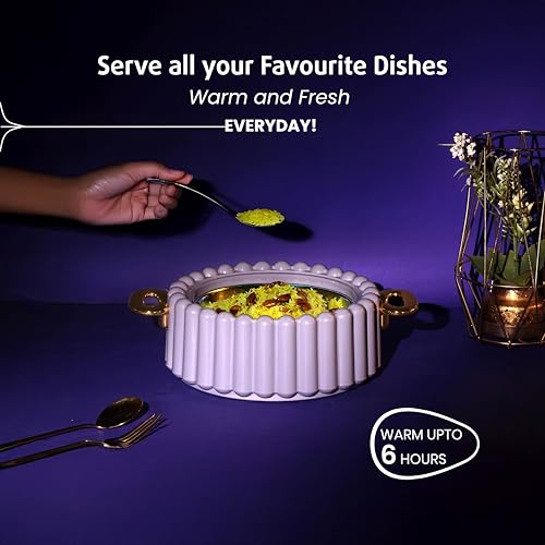 Selvel Volvo Casserole Insulated Hot Pot with Stainless Steel Inner Single| Roti Casserole | Hot Box for Kitchen | Chapati, Roti, Biryani | Keeps Food Hot & Fresh (Goldstar Lid Grey, 1700ml) - Image 3