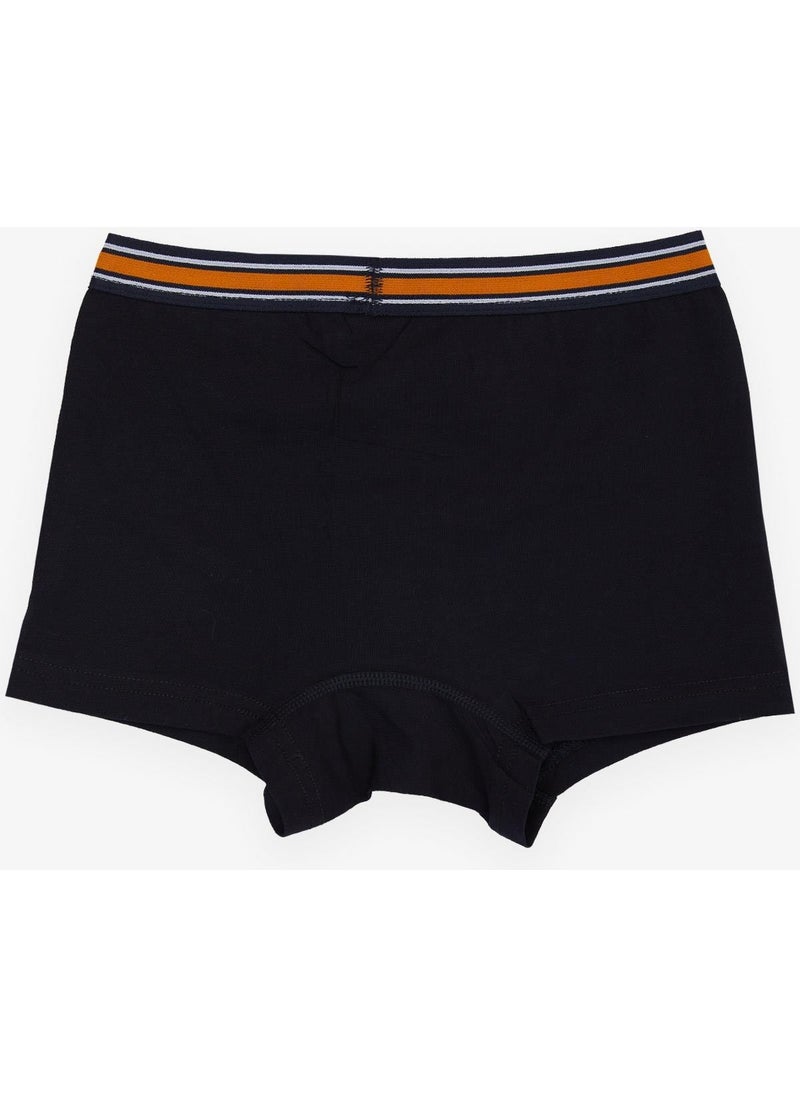 Katamino Boys Boxer Basketball Themed 5-8 Years, Navy Blue  - Image 2
