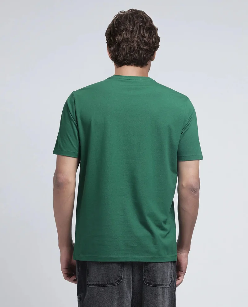 رير رابِت Men's Graphic Print Regular Fit T-Shirt