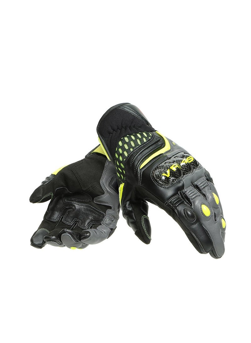 VR46 Dainese Vr46 Sector Short Gloves Yellow Fluo 