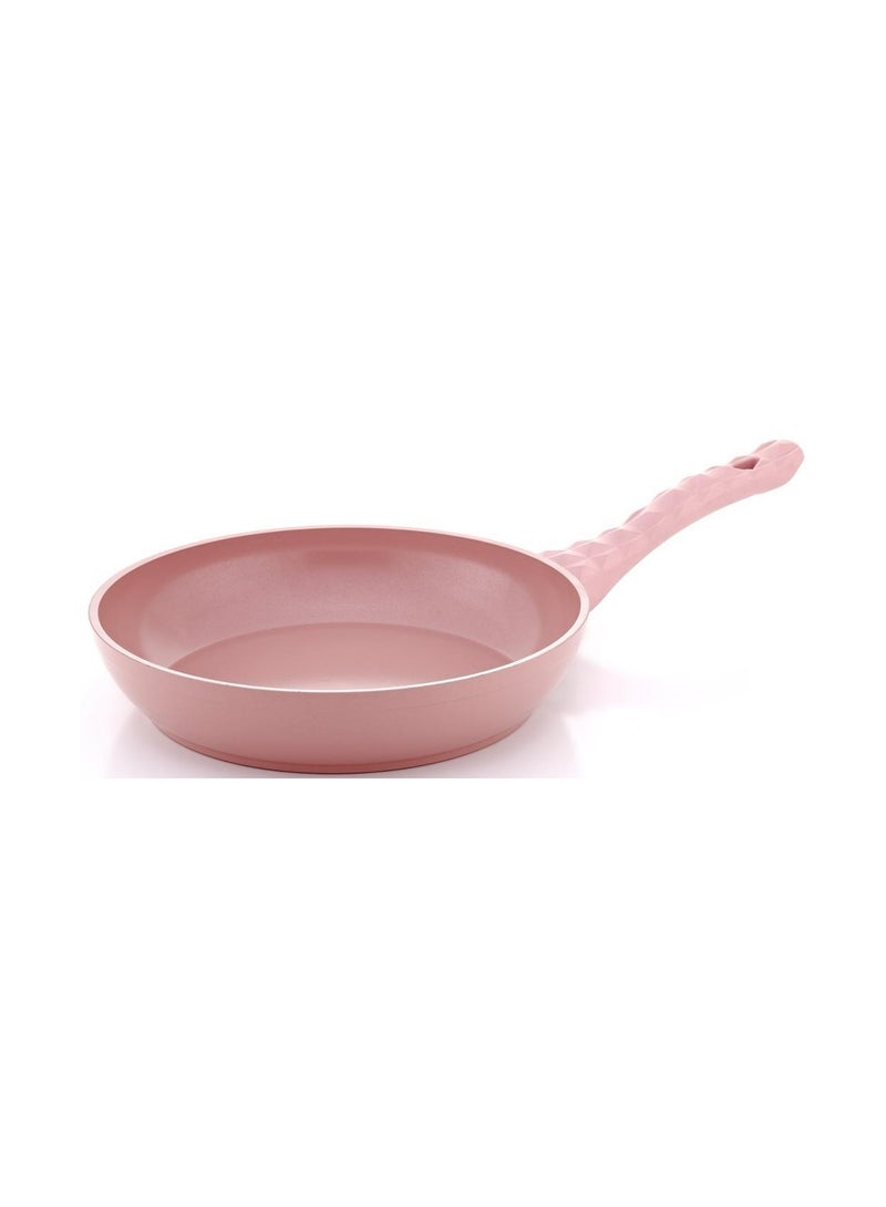 Homemaker Hella Ceramic Non-Stick Surface Frypan - 26cm - PFOA Free - Pink