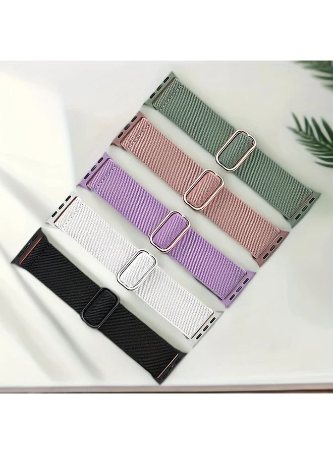 Sport Replacement Solo Loop Bands 46mm 42mm 44mm 45mm 49mm Mixed Color for Apple Watch - Image 1