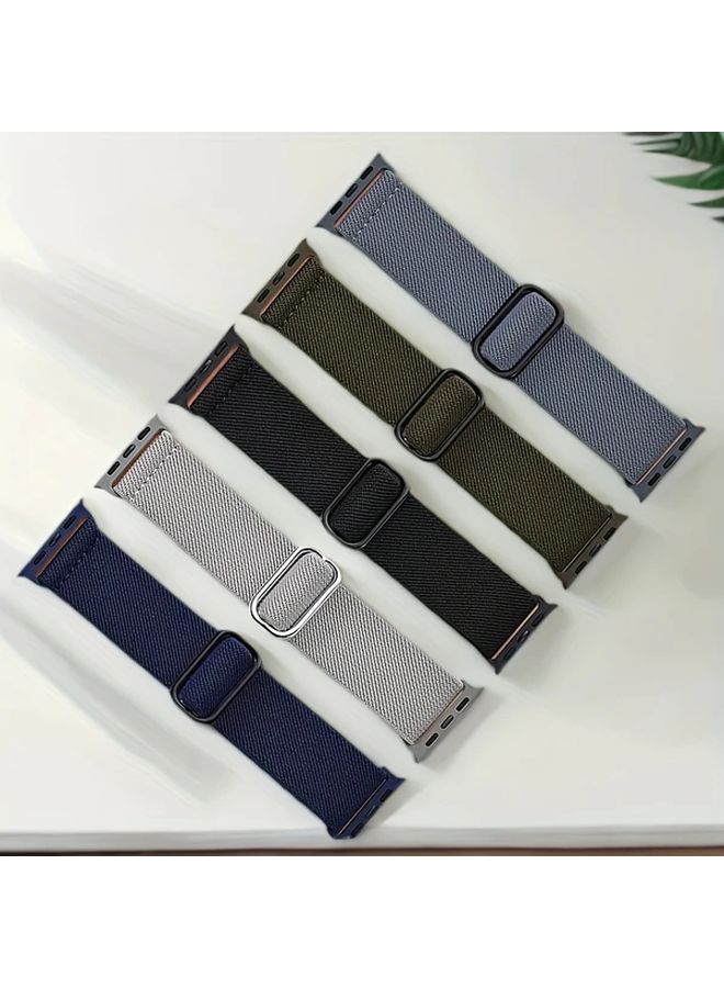 Sport Replacement Solo Loop Bands 46mm 42mm 44mm 45mm 49mm Mixed Color for Apple Watch - Image 4