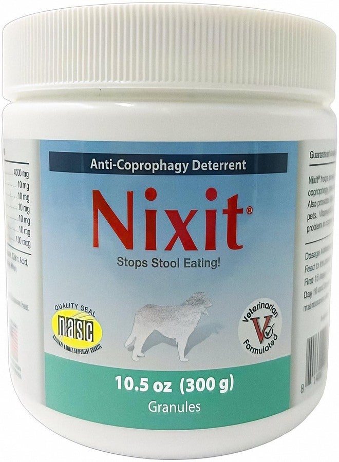 Pet Health Solutions Nixit Stool-Eating Preventative for Dogs - Vitamin B Supplement - Chicken Liver and Natural Fish Flavored Powder - 10.5 oz - Image 1