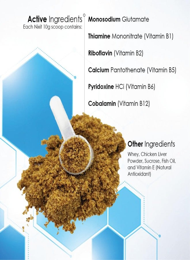 Pet Health Solutions Nixit Stool-Eating Preventative for Dogs - Vitamin B Supplement - Chicken Liver and Natural Fish Flavored Powder - 10.5 oz - Image 4