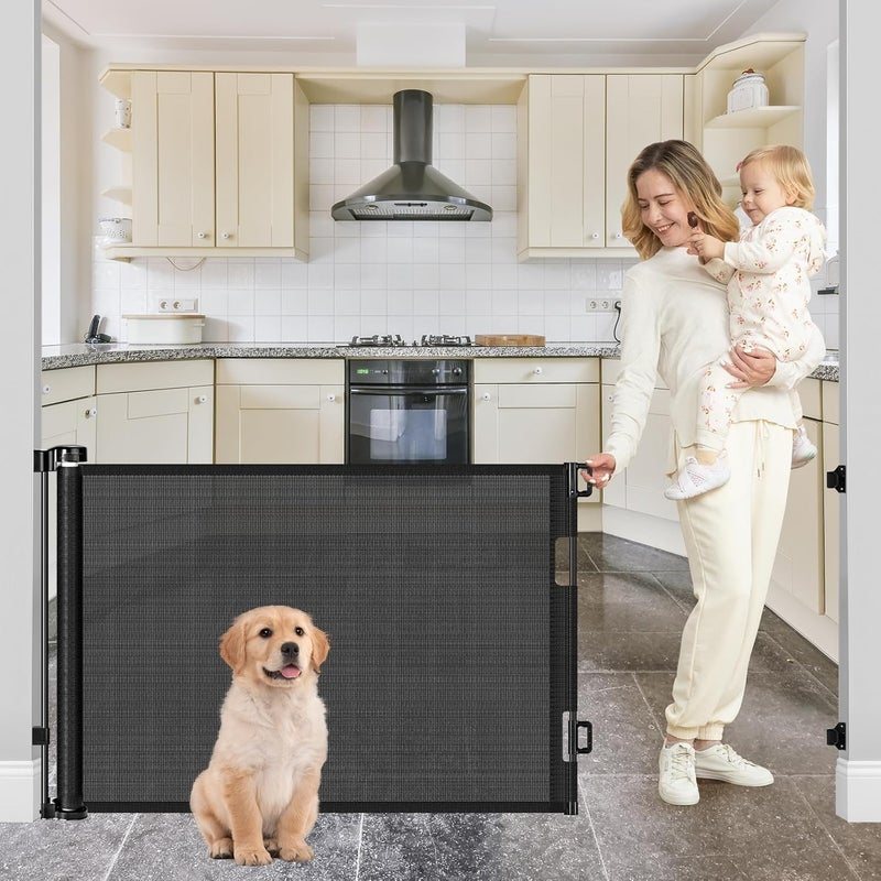 BETERTEK 80 Inch Retractable Baby Gates for Doorways - Image 1