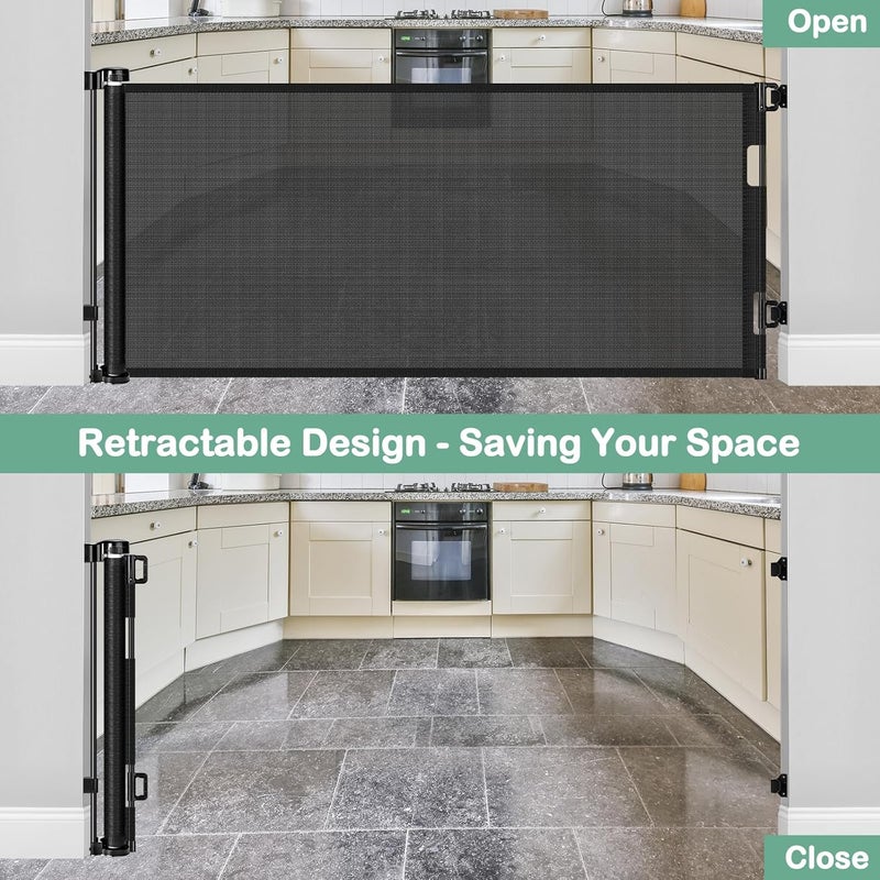 BETERTEK 80 Inch Retractable Baby Gates for Doorways - Image 3