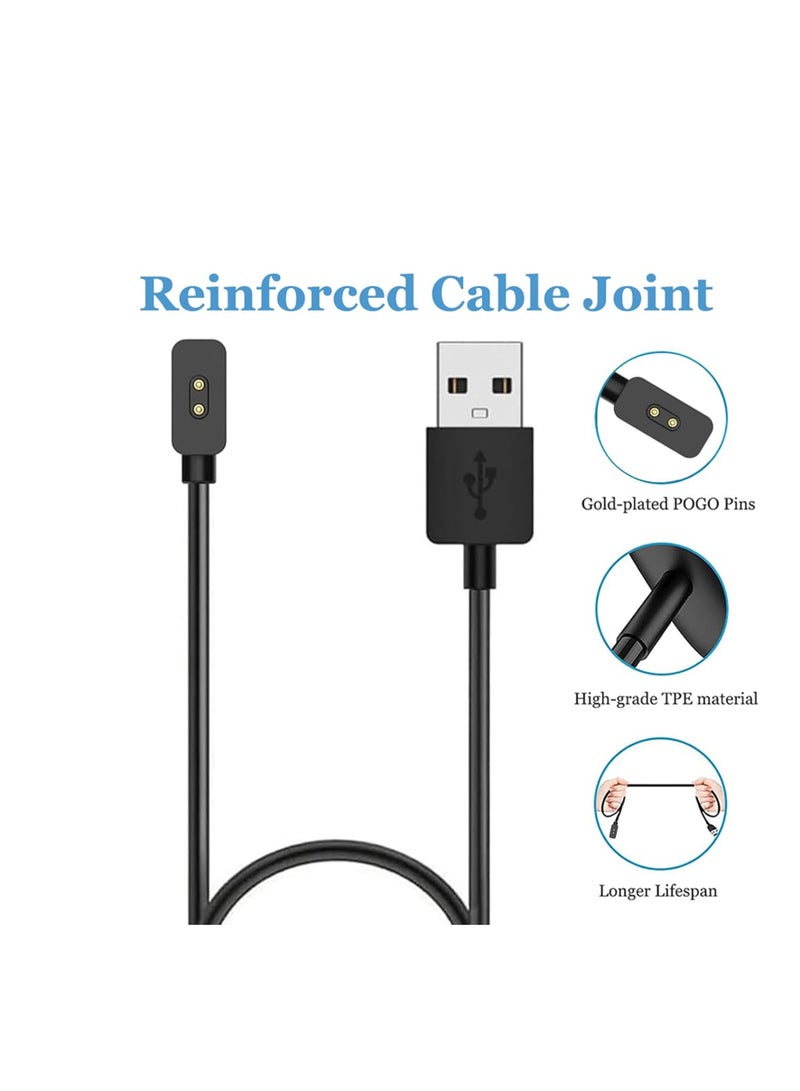بيوينتي 100cm Charger cable Compatible with Xiaomi Mi Smart Band 9/8/8 Pro/8 Active/Redmi Band 2/Redmi Watch 4/Redmi Watch 3 Lite Replacement Magnetic USB Charging Cable for Xiaomi Redmi Smartwatch - Image 3