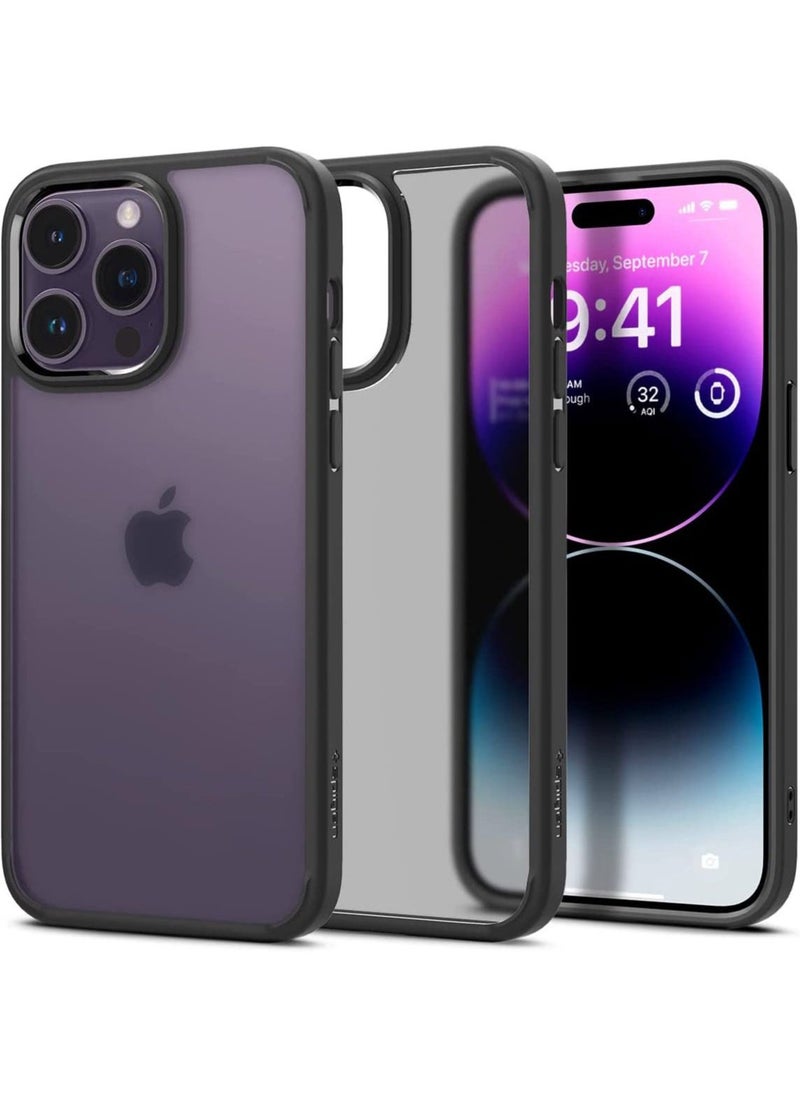 Spigen Ultra Hybrid Apple iPhone 14 Pro Max Case Cover - Frost Black  - Image 1