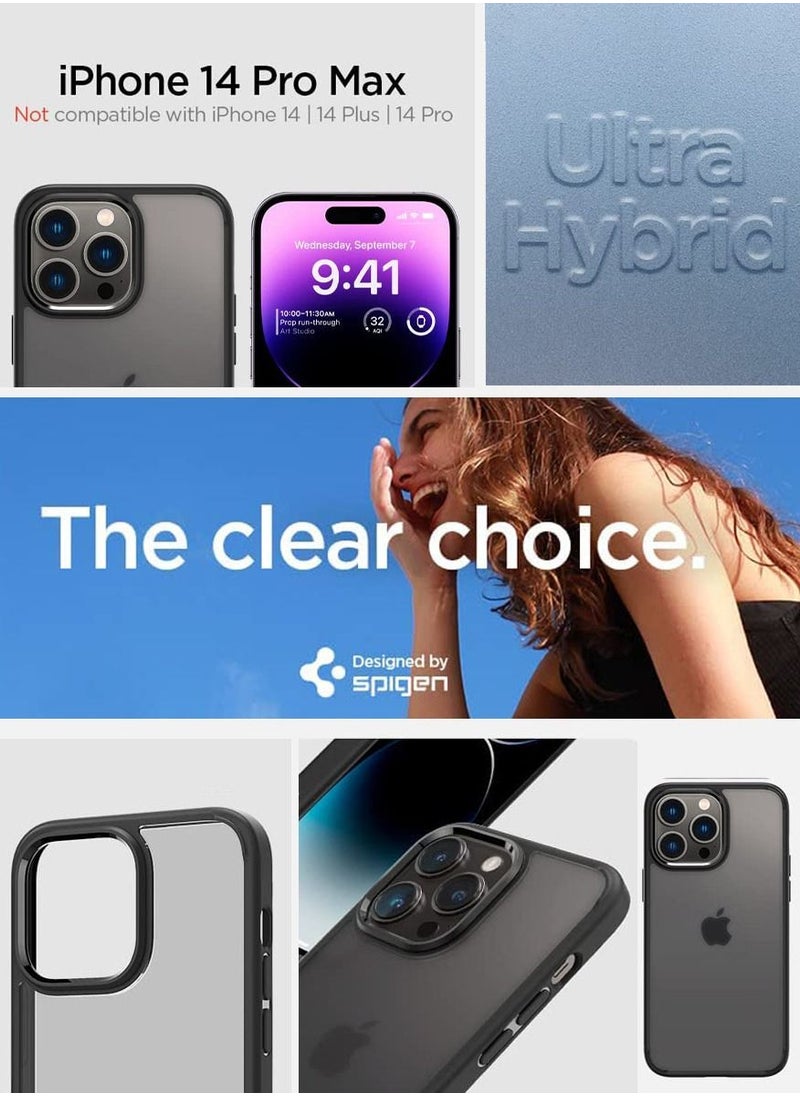 Ultra Hybrid Apple iPhone 14 Pro Max Case Cover - Frost Black