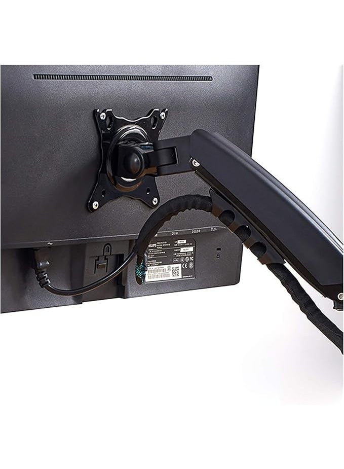 Generic Gas Spring Monitor Arm for 17-27 Inch Screens – Desktop Mount Supporting 2-9 kg – Fully Adjustable - Image 3