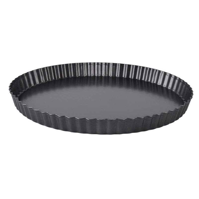 Tart Pan Quiche Pan Multifunctional Thickening Nonstick Deep Baking Dish Pie Plate Tools with Removable Bottom for Home Kitchen Dining13 in