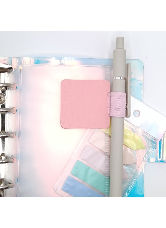 All-in-One A7 Pocket Notebook Binder – Refillable 6-Ring PVC Cover with 120 Blank Pages, Pen with Massage Ball, Ruler, Dividers, Stickers & Tabs – Ideal for Journaling, Planning & Travel