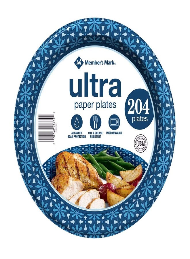 Members Mark Member Mark Ultra Dinner Paper Plates (10", 204 ct.) - Image 3