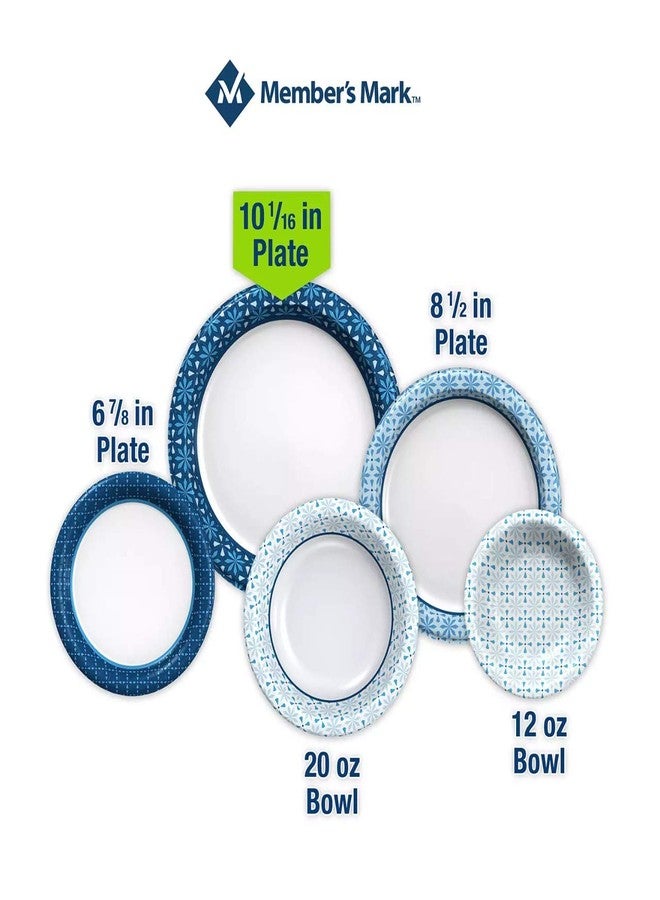 Members Mark Member Mark Ultra Dinner Paper Plates (10", 204 ct.) - Image 2
