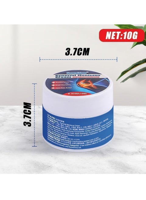 Synovial Meniscus Cream, Pain Relief Ointment, Promote Mobility and Flexibility, Support Joint Health, Encourage Joint Strength and Density 10g