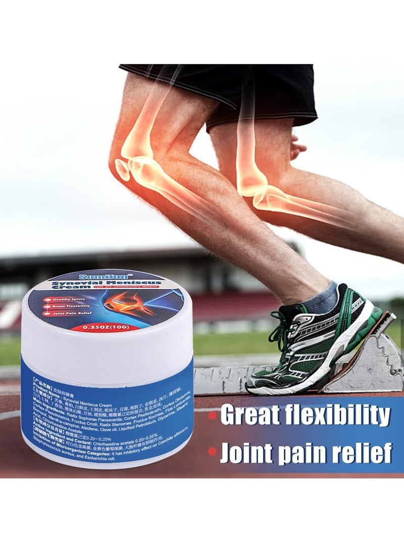Synovial Meniscus Cream, Pain Relief Ointment, Promote Mobility and Flexibility, Support Joint Health, Encourage Joint Strength and Density 10g