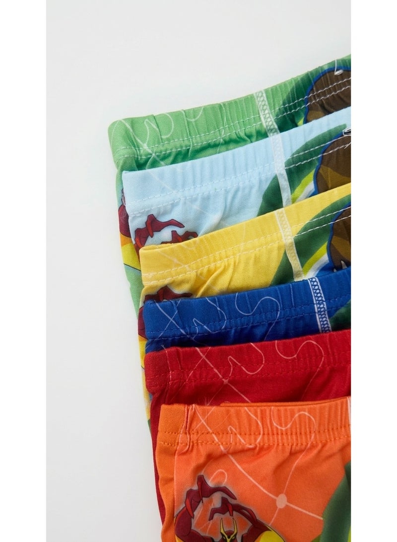Boys'  Ultimate Alien Printed Boxer Briefs with Soft Elastic Waistband - Image 3