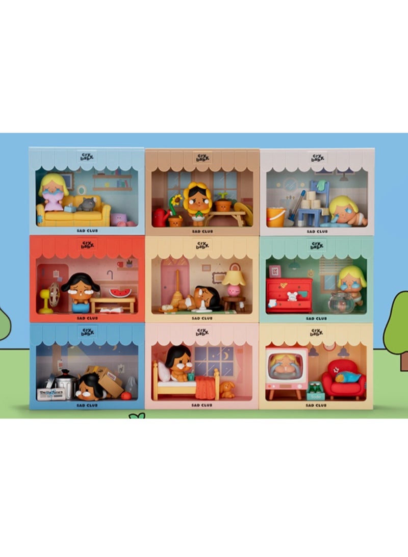 عام POP MART Pop Mart Sad Club Series مشهد الشكل صندوق أعمى لعبة عصرية واحدة - Image 1