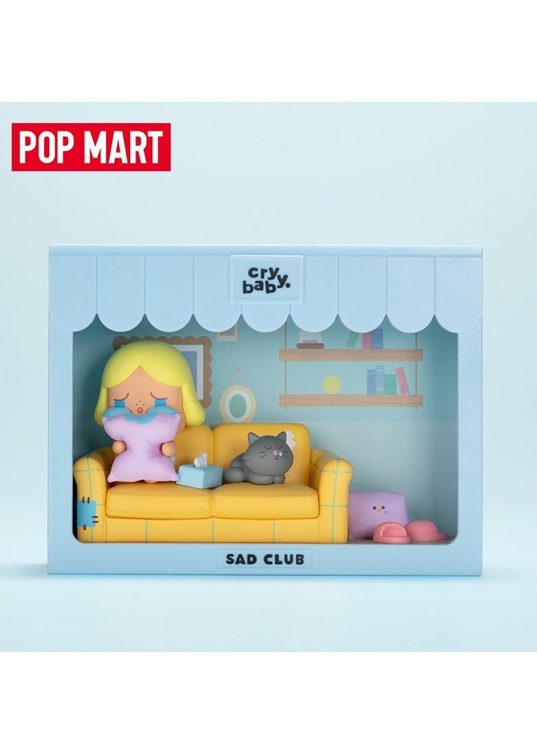 عام POP MART Pop Mart Sad Club Series مشهد الشكل صندوق أعمى لعبة عصرية واحدة - Image 3