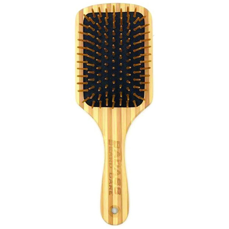 Badass Beard Care Wood Bristle Beard Brush For Men  Antistatic 100 Bamboo  Light Weight