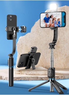 LEOKOR 42" Selfie Stick Tripod with Fill Light,Extendable All-in-1 Phone Tripod Stand with Remote/Phone Holder/Cell Phone Tripod Stand,for Taking Selfie Photo /Videos /Vlog During Travel  - Image 2