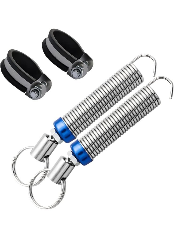 KISSUN Car Trunk Lid Metal Spring, 2pcs Adjustable Auto Car Trunk Boot Lid, Automatic Lifting Spring Device, Stainless Steel Universal Lifter Accessory Open Tool for Remote-Controlled Auto Lid - Image 1