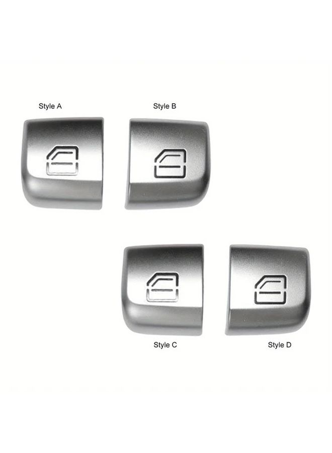 Auto Window Switch Button Cover Cap Assembly Style B Replace for W205 W213 X253 C253 W222 C217 A217 Car Key Location Lossless Replacement Part No Battery - Image 4