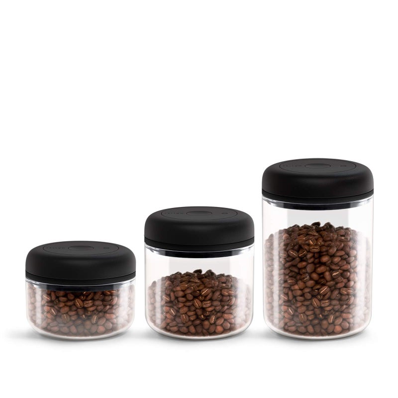 Fellow Atmos Vacuum Coffee Canister & Food Storage Container - 1.2 Liter Canister holds up to 16 oz of Coffee Beans - Airtight Food Storage Containers - Coffee Containers - 1.2 Liter - Clear Glass - Image 2