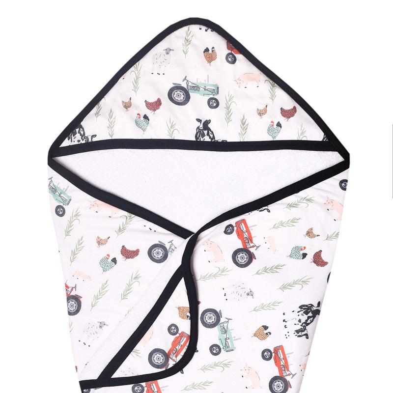 Copper Pearl Hooded Bath Towels Premium Knit/Terry Cloth Baby Towels with Hood, Pockets, and Cool Designs - Great to Gift and Make Bath Time Fun - Baby Bath Towel, Jo - Image 1