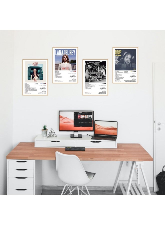 CodersParadise Lana Del Rey Music Album Posters - Pack Of 6 | 8 x 12 Inches (A4 Size) Art Wall Posters | Glue Dots Included | Aesthtetic Wall Art For Bedroom, Living Room And Office - Image 4