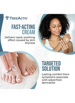 TreeActiv Seborrheic Dermatitis Cream 8Oz Psoriasis Cream For Face And Body Hydrating Seborrheic Dermatitis Treatment Eczema Psoriasis Cream For Scalp Dry Skin Lotion And Body Cream 500+ Uses  - Image 4