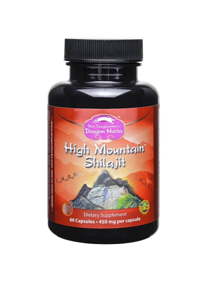 Dragon Herbs High Mountain Shilajit - 450 mg - 60 Capsules - Image 1