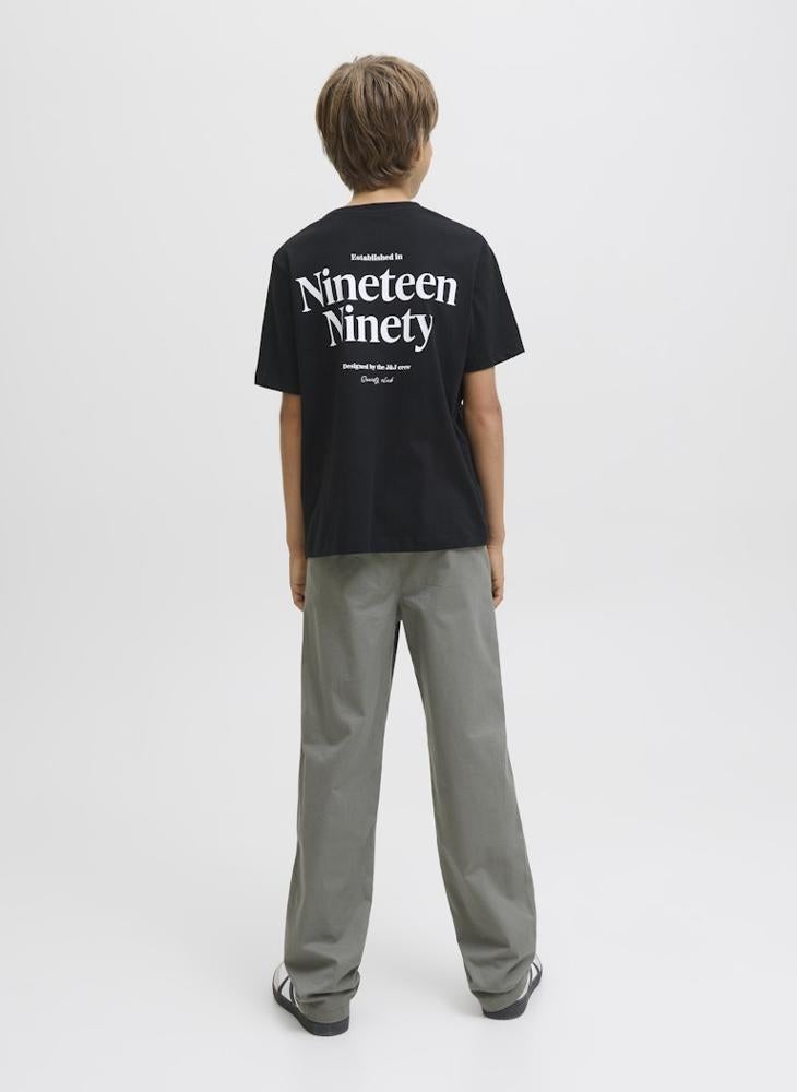 Jack & Jones Junior Kids Jjninety Crew Neck T-Shirt - Image 2