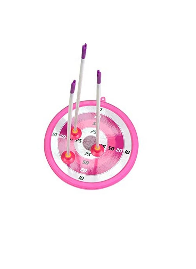 Cable World World Sports Super Archery Bow And Arrow Set With Dart Target Board, Colourful With 3 Suction Cup Tip Arrows  - Image 4