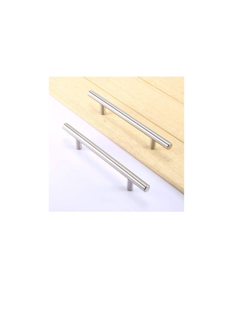 ROBUSTLINE T-bar Kitchen Cabinet Handle Set, 10 pcs set, 6 inch (128mm) Drawer Pull handle Hardware Set with Hole Centers for Kitchen/ bathroom/ Bedroom Cabinet Drawer Door Cupboard Dresser Wardrobe.  - Image 3